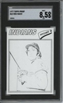 1977 Topps #62 Eric Raich 9 card progressive proof.